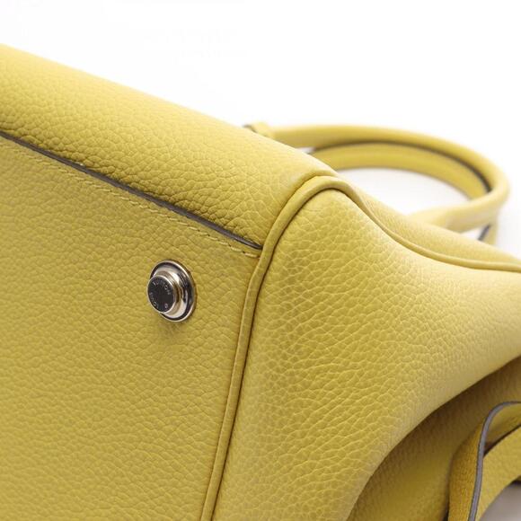 LOUIS VUITTON Yellow Leather Bag - Picture 6 of 9